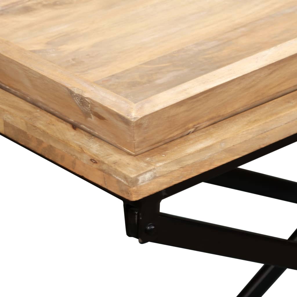 Coffee Table Solid Mango Wood 110x55x42 cm