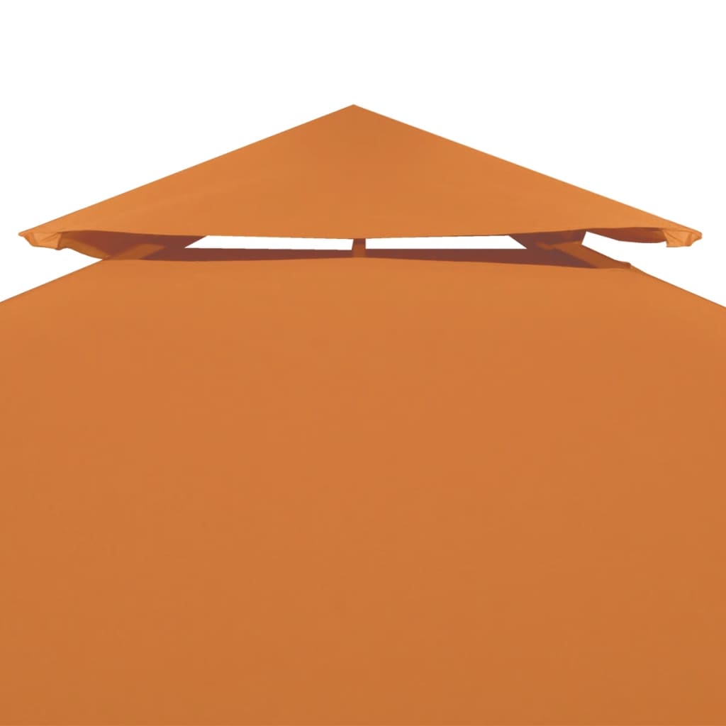 Gazebo Cover Canopy Replacement 310 g / m² Orange 3 x 3 m