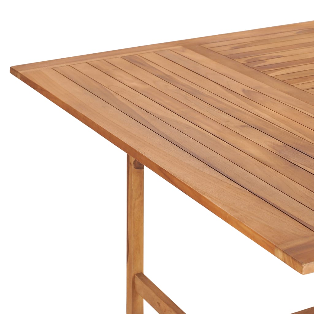 Garden Table 150x150x76 cm Solid Teak Wood