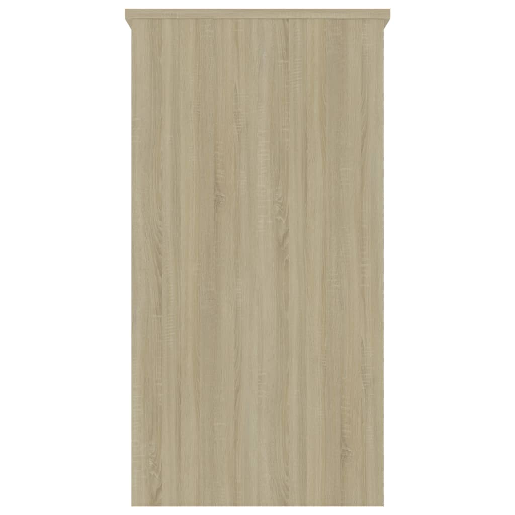 Desk Sonoma Oak 80x40x75 cm Engineered Wood