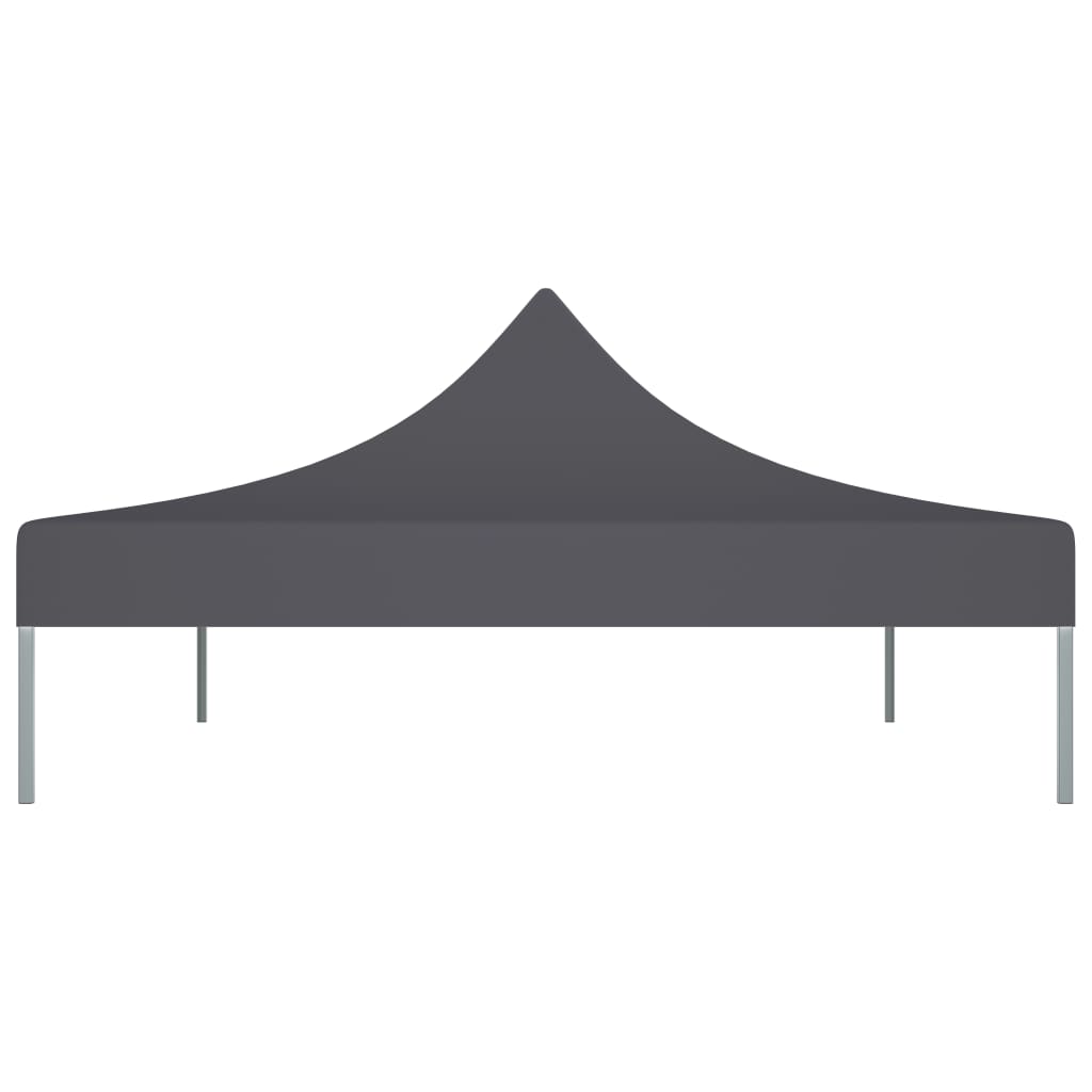 Party Tent Roof 4x3 m Anthracite 270 g/m²