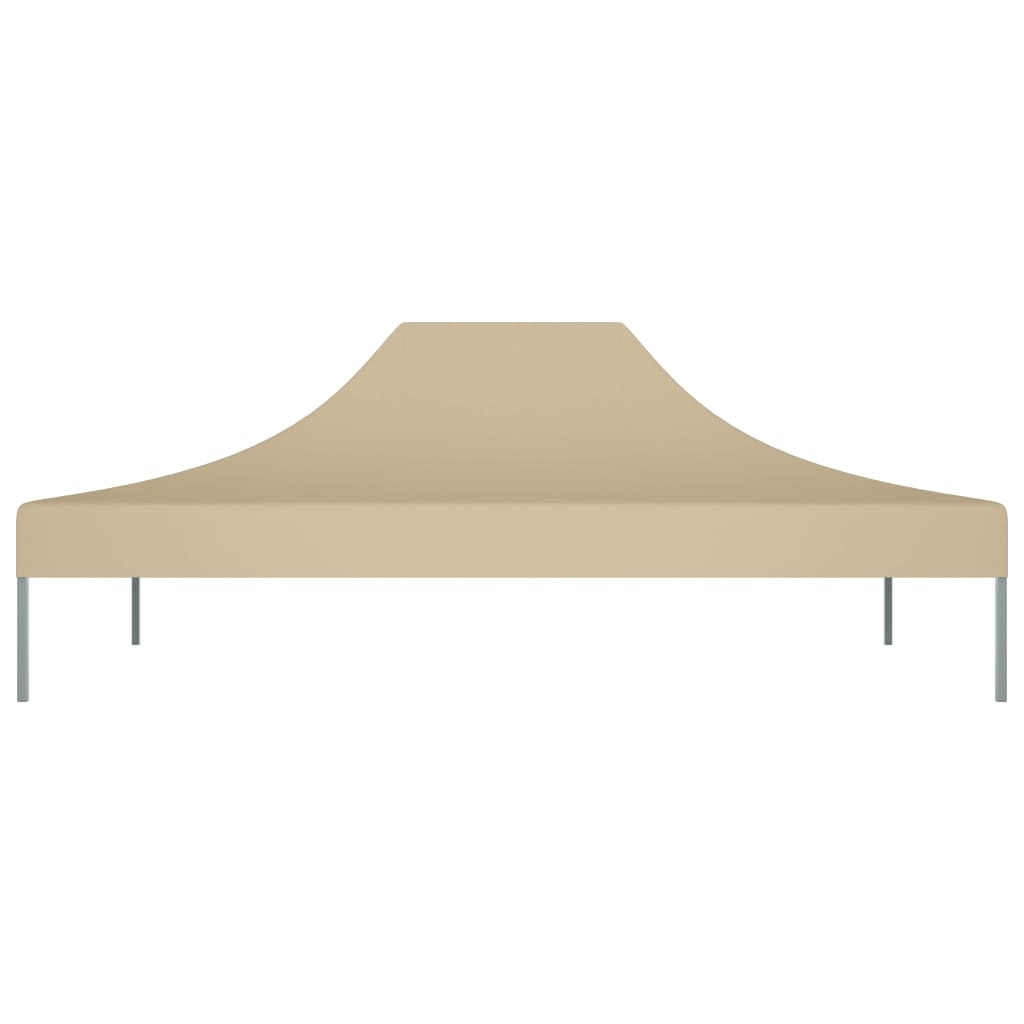 Party Tent Roof 4x3 m Beige 270 g/m²