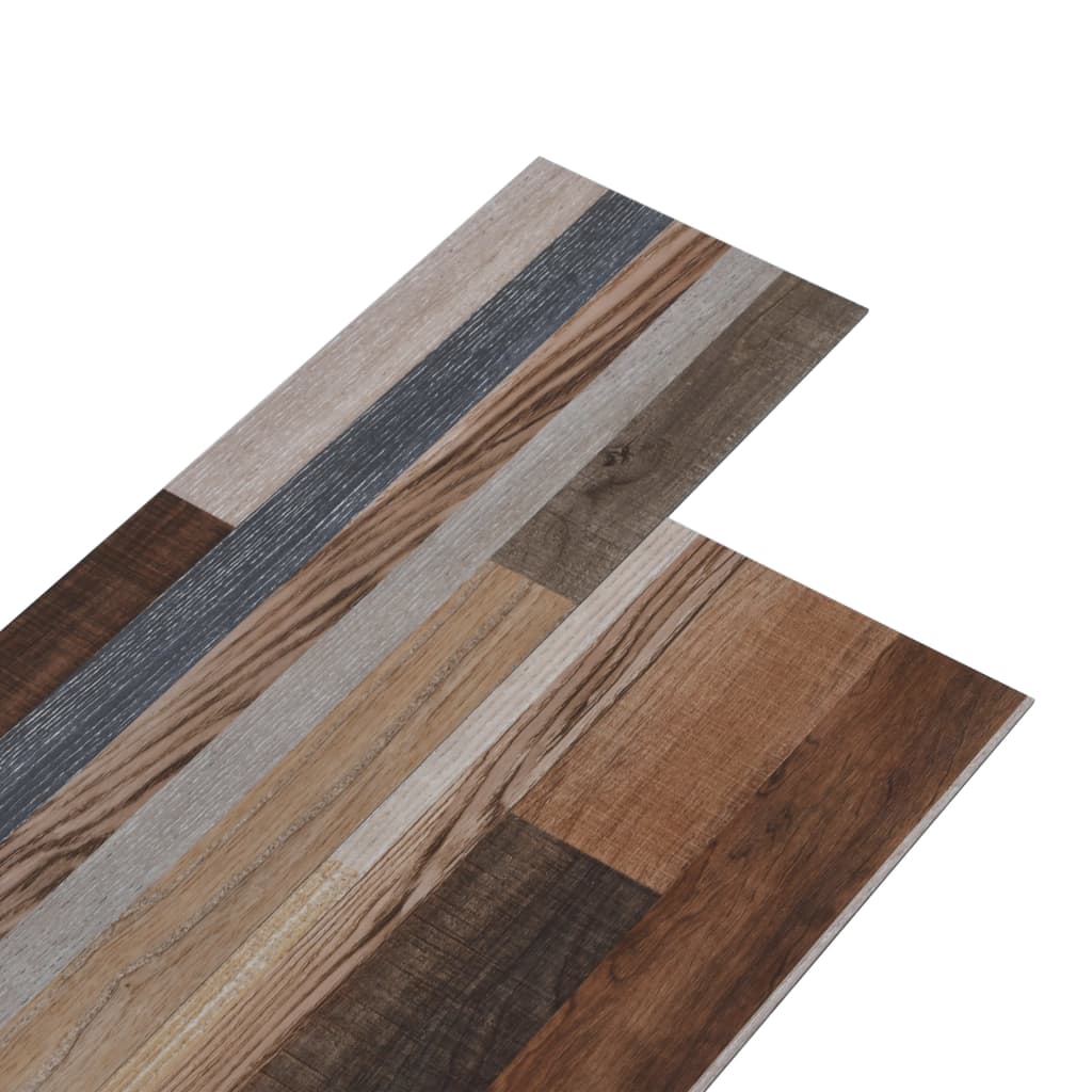 Self-adhesive PVC Flooring Planks 5.21 m? 2 mm Multicolour