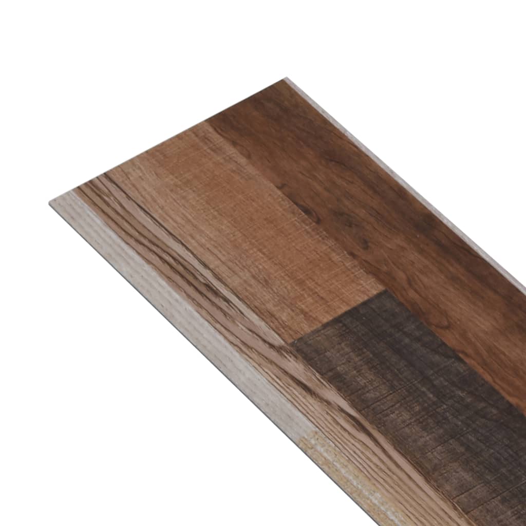 Self-adhesive PVC Flooring Planks 5.21 m? 2 mm Multicolour