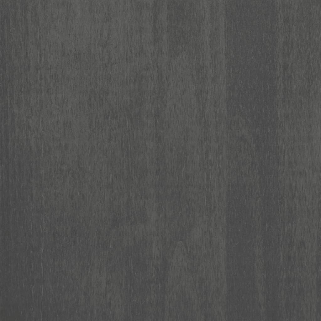 Wardrobe HAMAR Dark Grey 89x50x180 cm Solid Wood Pine