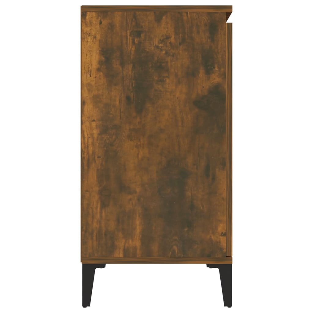 Sideboard Smoked Oak 104x35x70 cm Engineered Wood