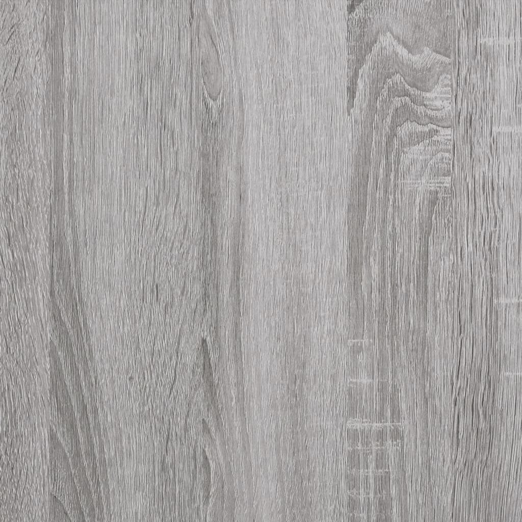Bathroom Cabinet Grey Sonoma 32x25.5x190 cm Engineered Wood