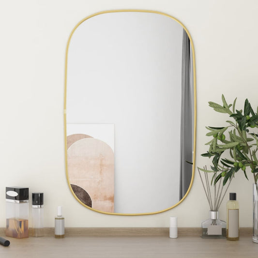 Wall Mirror Gold 70x45 cm