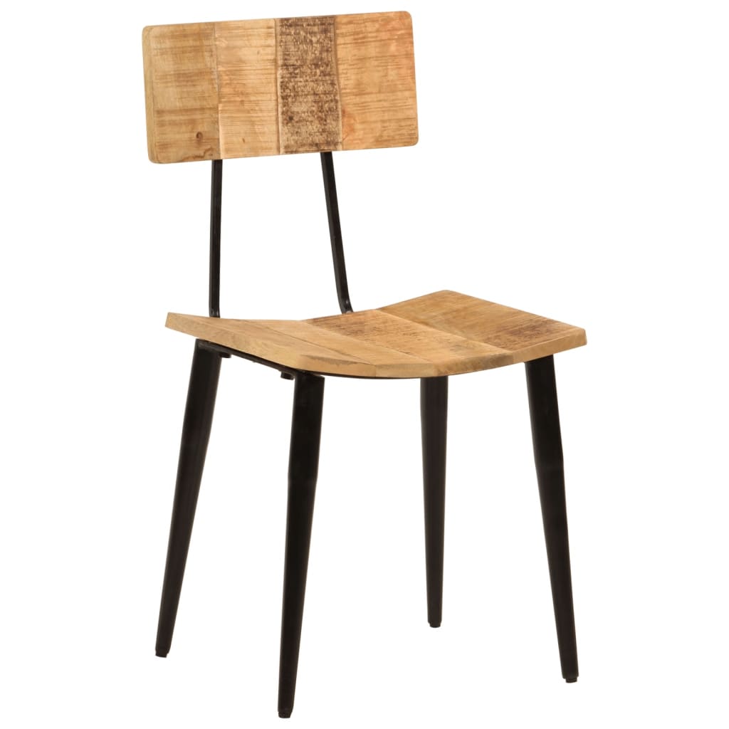 Dining Chairs 2 pcs 44x40x80 cm Solid Wood Mango