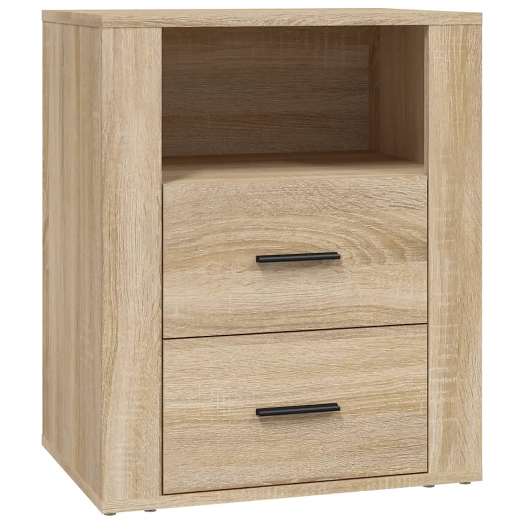 Bedside Cabinet Sonoma Oak 50x36x60 cm Engineered Wood