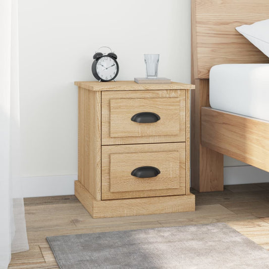 Bedside Cabinet Sonoma Oak 39x39x47.5 cm Engineered Wood