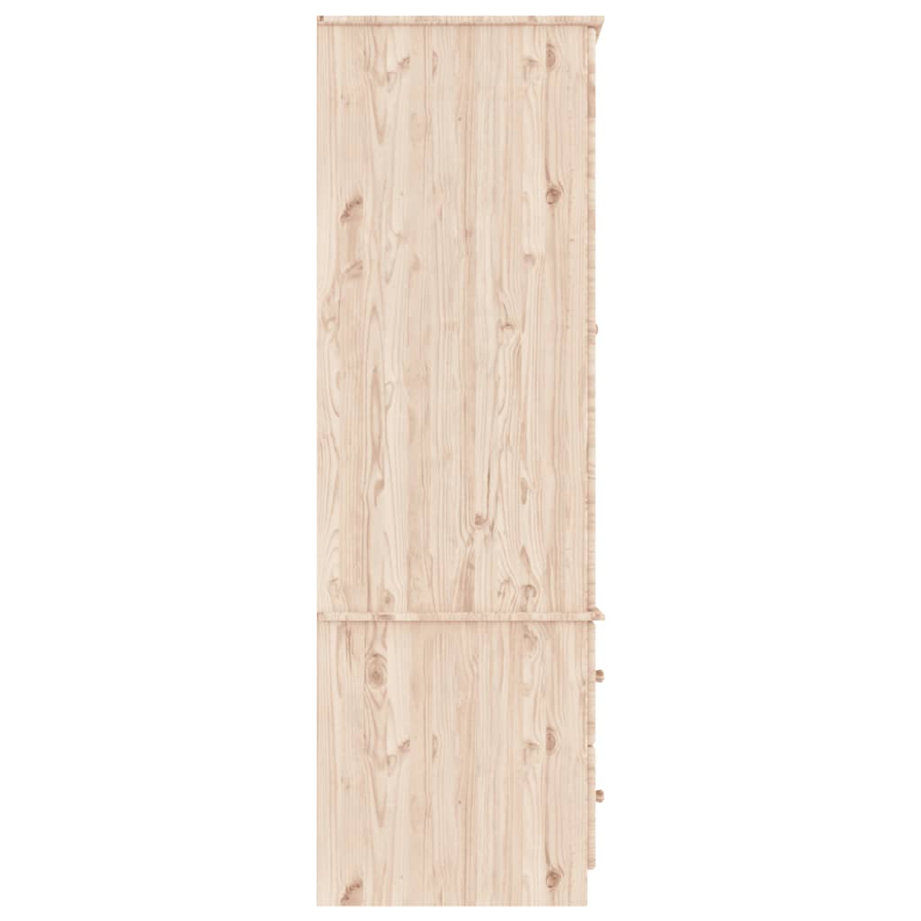 Wardrobe ALTA 90x55x170 cm Solid Wood Pine