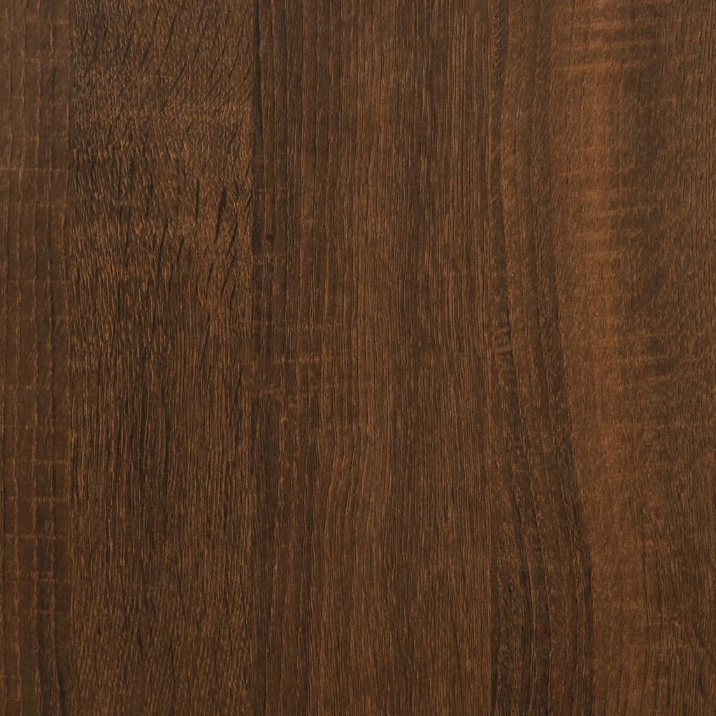 Sideboards 2 pcs Brown Oak Engineered Wood