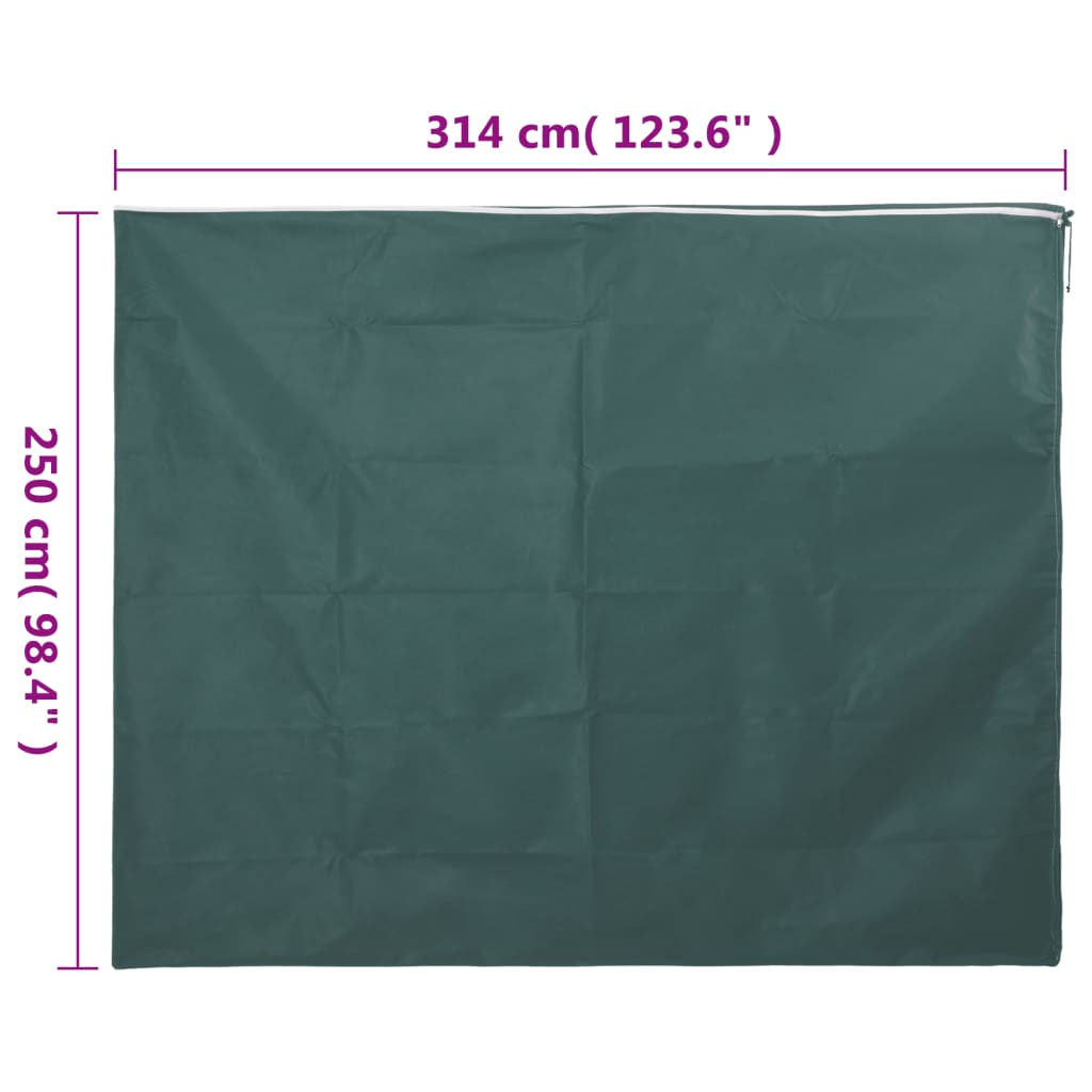 Plant Fleece Covers with Zip 4 pcs 70 g/m² 3.14x2.5 m
