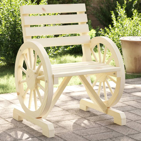 Garden Chairs 2 pcs 58x58x78.5 cm Solid Wood Fir