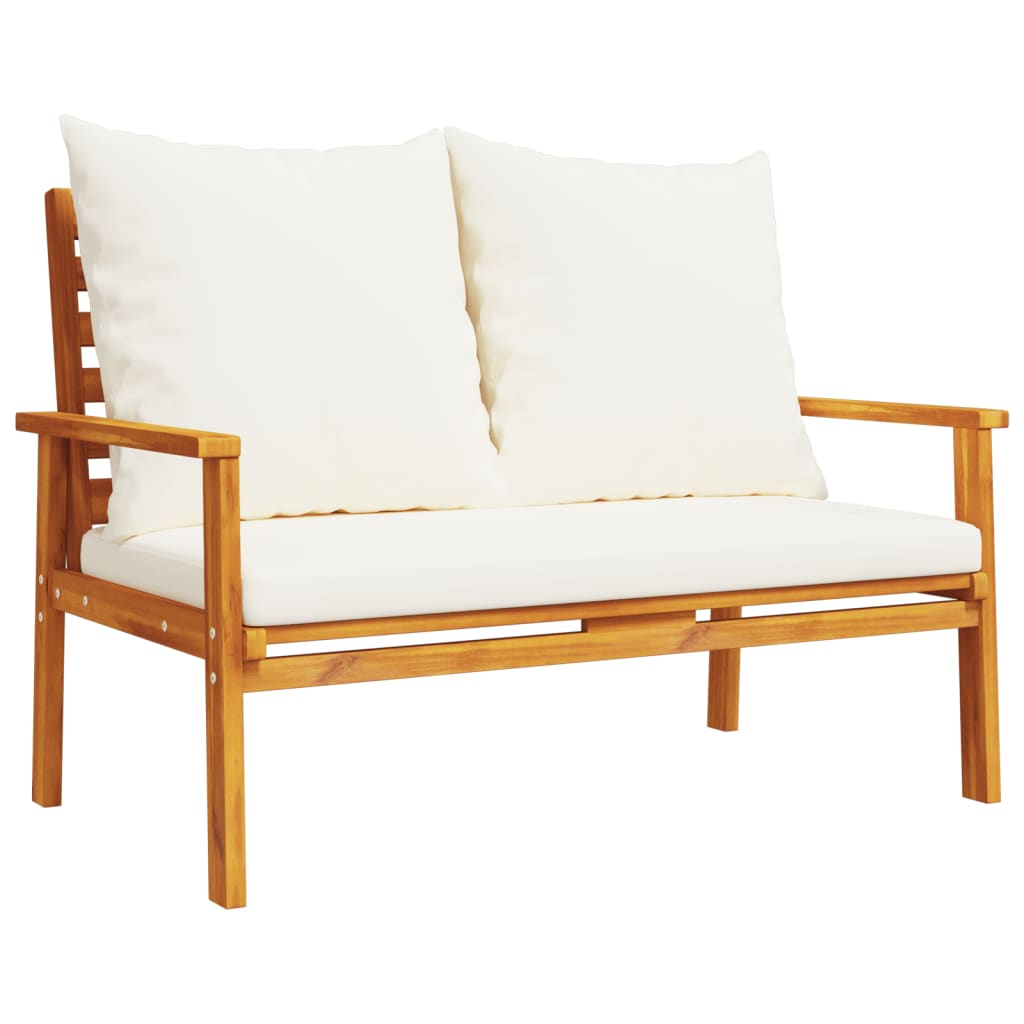 5 Piece Garden Lounge Set with Cushions Solid Wood Acacia