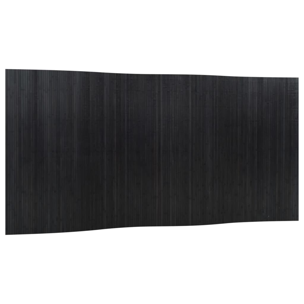 Room Divider Black 165x400 cm Bamboo