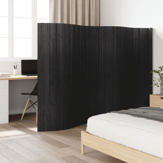 Room Divider Grey 165x400 cm Bamboo