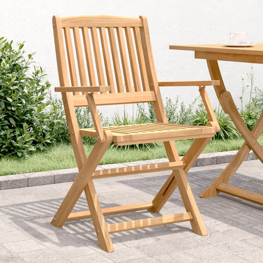 Folding Garden Chairs 2 pcs 58x54.5x90 cm Solid Wood Acacia