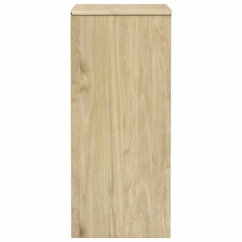 Drawer Cabinet SAUDA Oak 76.5x39x91 cm Solid Wood Pine