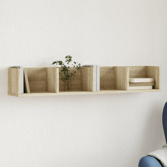 Wall Cabinet Sonoma Oak 99x18x16.5 cm Engineered Wood