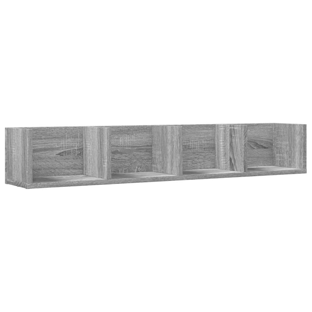 Wall Cabinet Grey Sonoma 99x18x16.5 cm Engineered Wood
