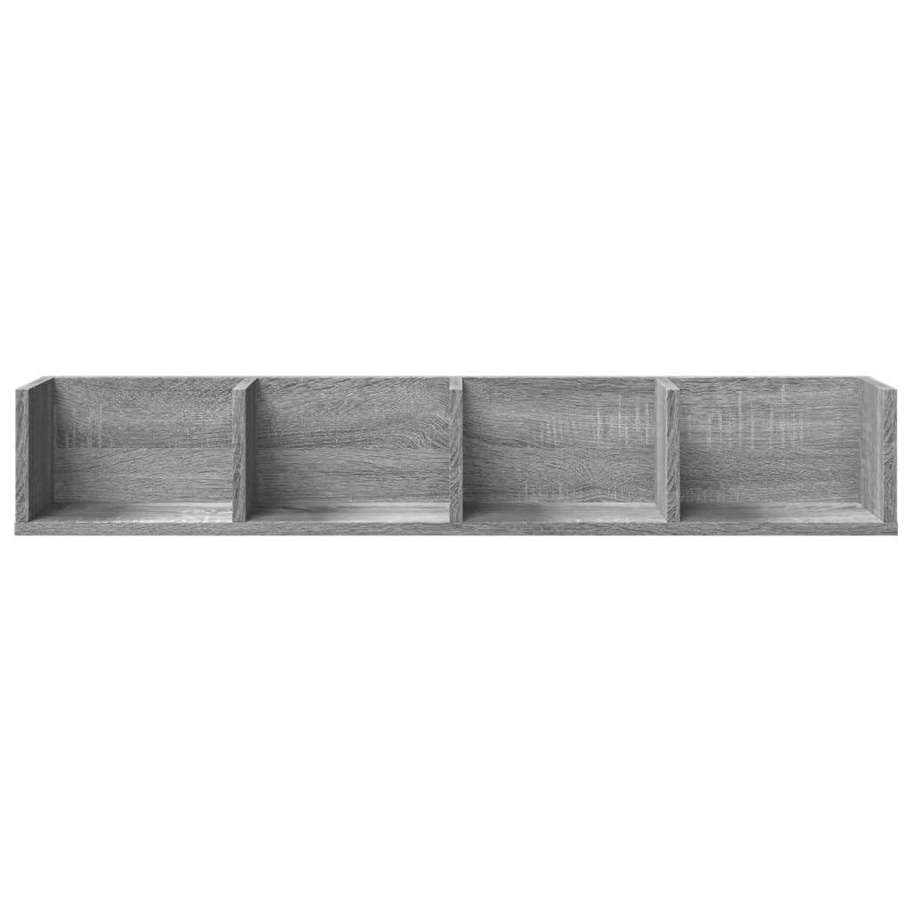 Wall Cabinet Grey Sonoma 99x18x16.5 cm Engineered Wood