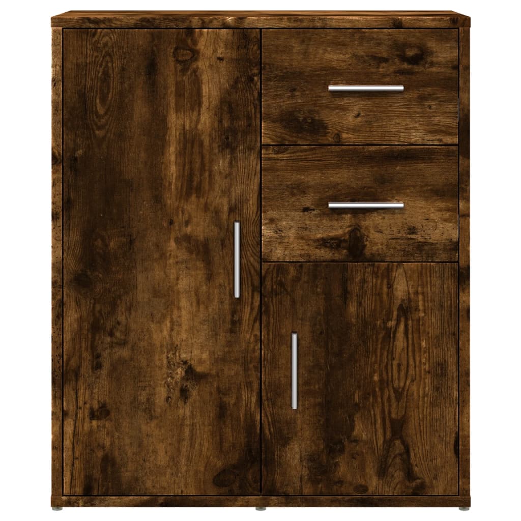 Sideboard Smoked Oak 60x31x70 cm Engineered Wood