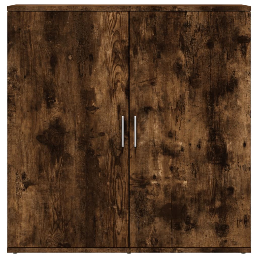 Sideboard Smoked Oak 79x38x80 cm Engineered Wood