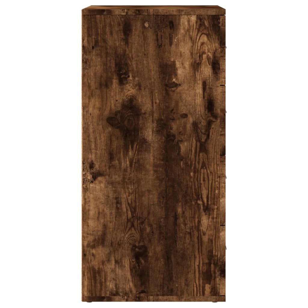 Sideboard Smoked Oak 60x39x80 cm Engineered Wood