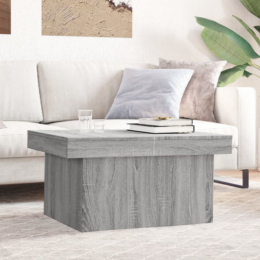 Coffee Table Grey Sonoma 80x55x40 cm Engineered Wood