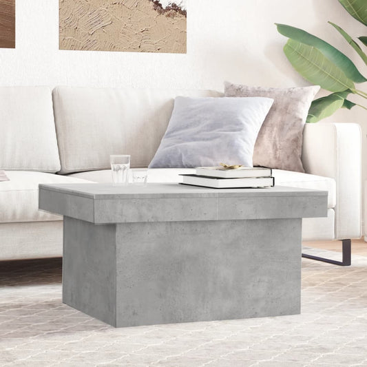 Coffee Table Concrete Grey 100x55x40 cm Engineered Wood