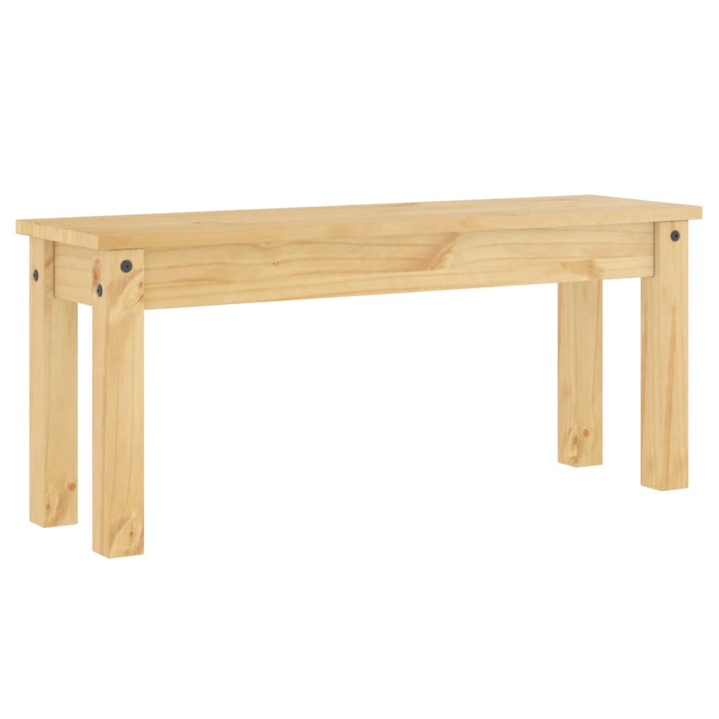 Dining Bench Panama 105x30x45 cm Solid Wood Pine