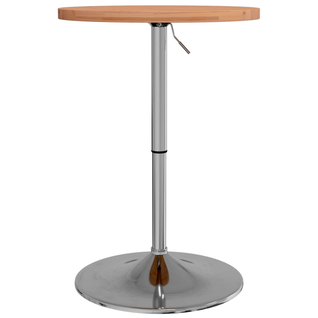 Bar Table Ø50x90.5 cm Solid Wood Beech