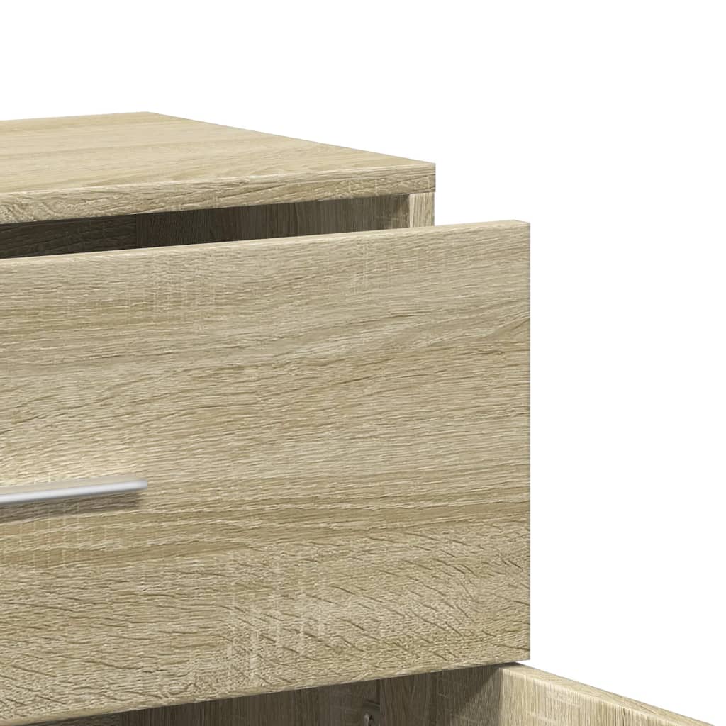 Sideboards 2 pcs Sonoma Oak 60x31x70 cm Engineered Wood