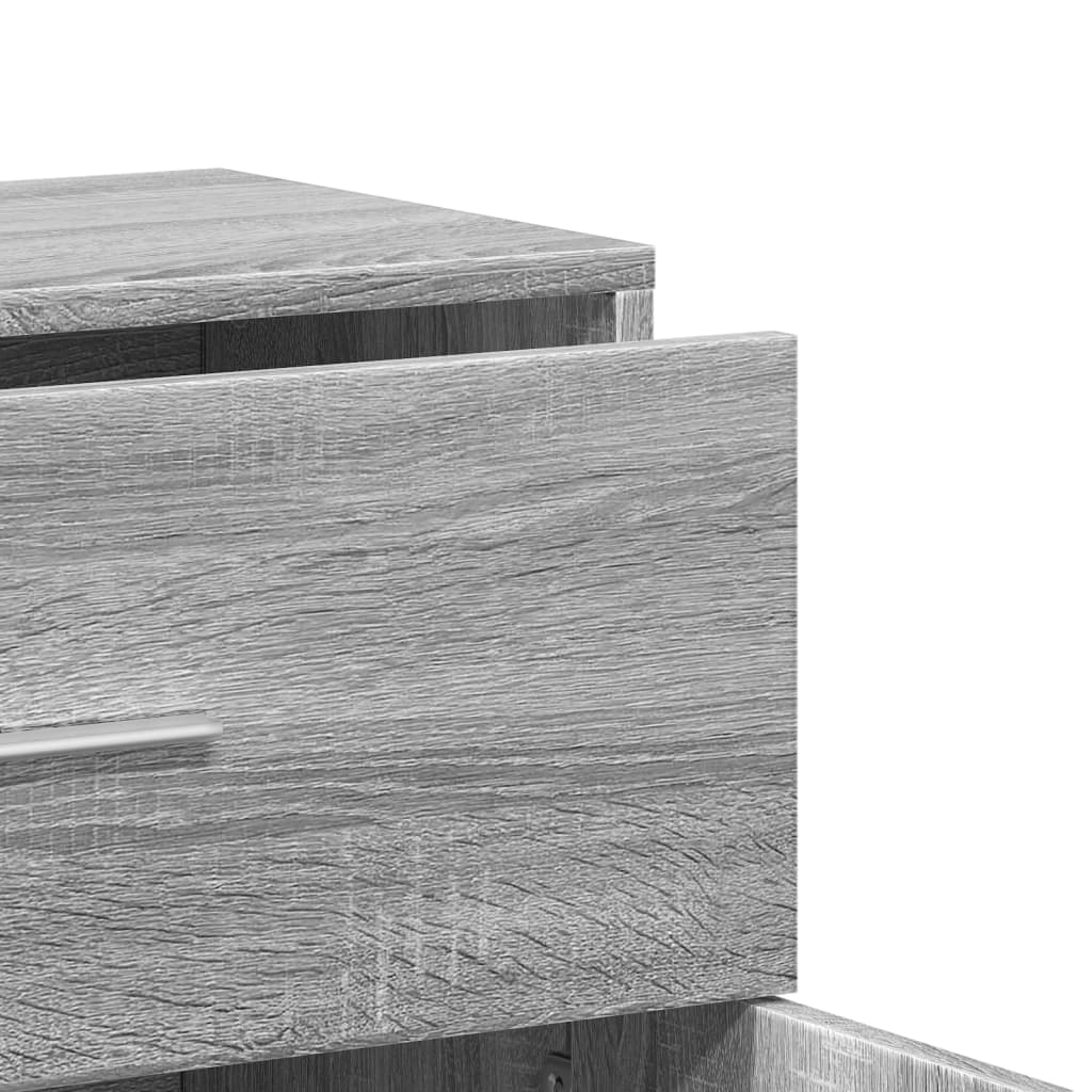 Sideboards 2 pcs Grey Sonoma 60x31x70 cm Engineered Wood