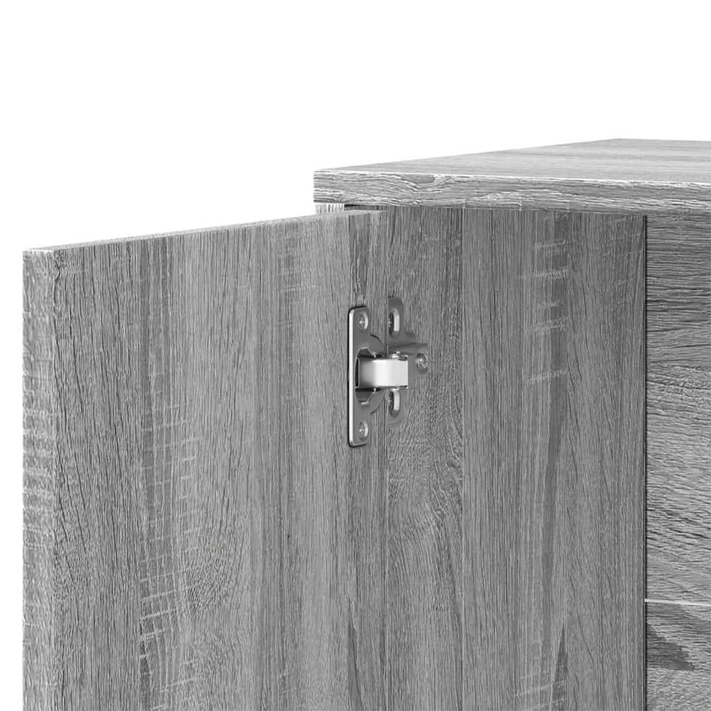 Sideboards 2 pcs Grey Sonoma 60x31x70 cm Engineered Wood