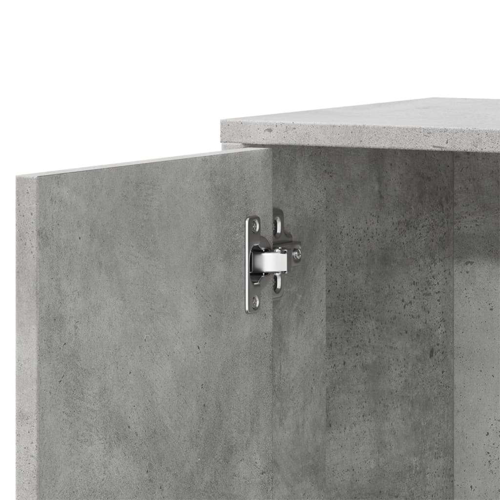Sideboards 2 pcs Concrete Grey 60x31x70 cm Engineered Wood