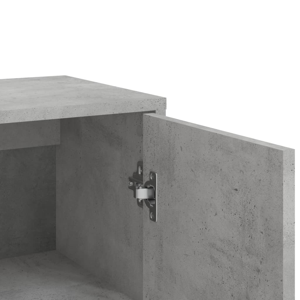Sideboards 3 pcs Concrete Grey 60x31x84 cm Engineered Wood