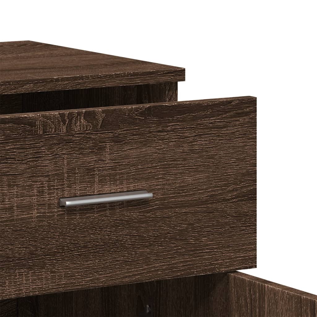 Sideboards 2 pcs Brown Oak 79x38x80 cm Engineered Wood