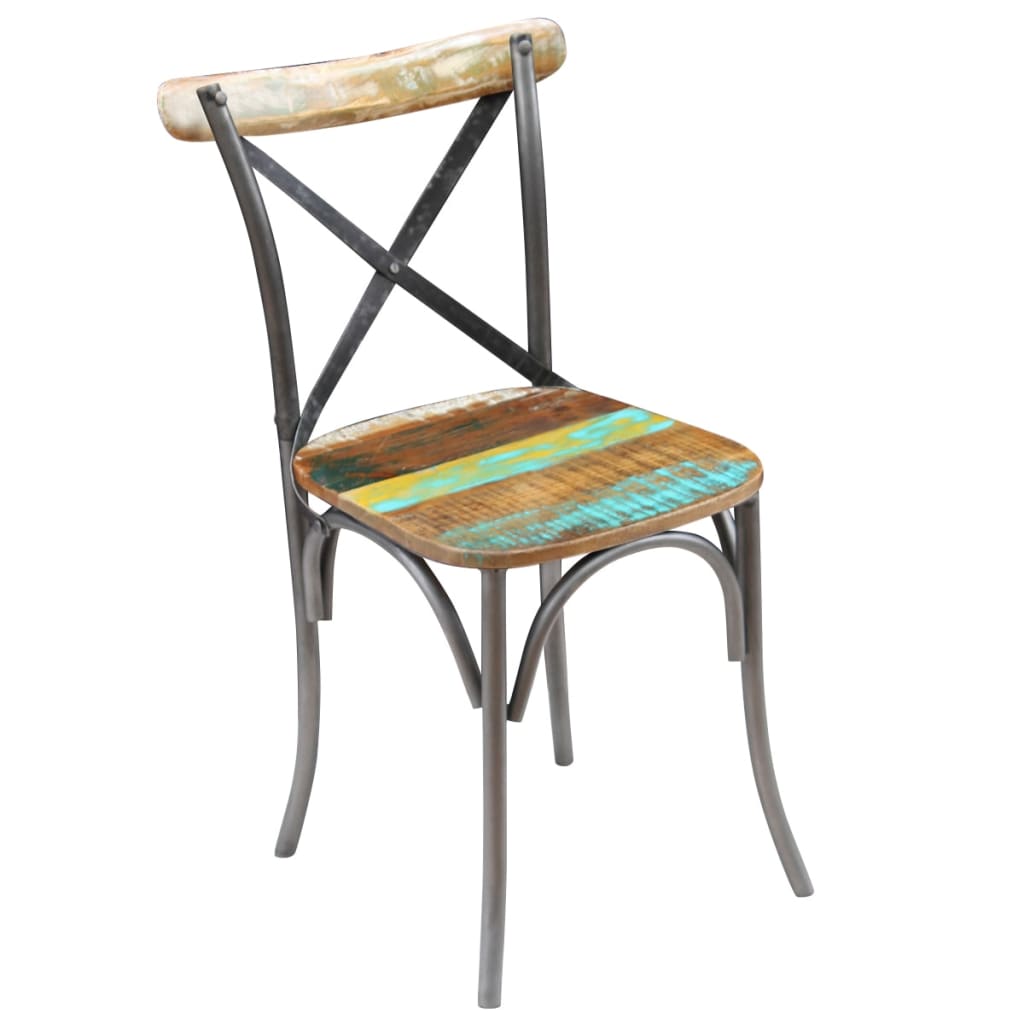 Dining Chairs 6 pcs Solid Reclaimed Wood
