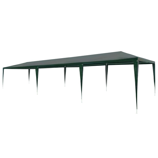 Party Tent 3x9 m PE Green