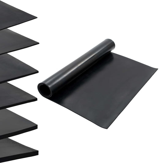 Floor Mat Anti-Slip Rubber 1.2x2 m 8 mm Smooth