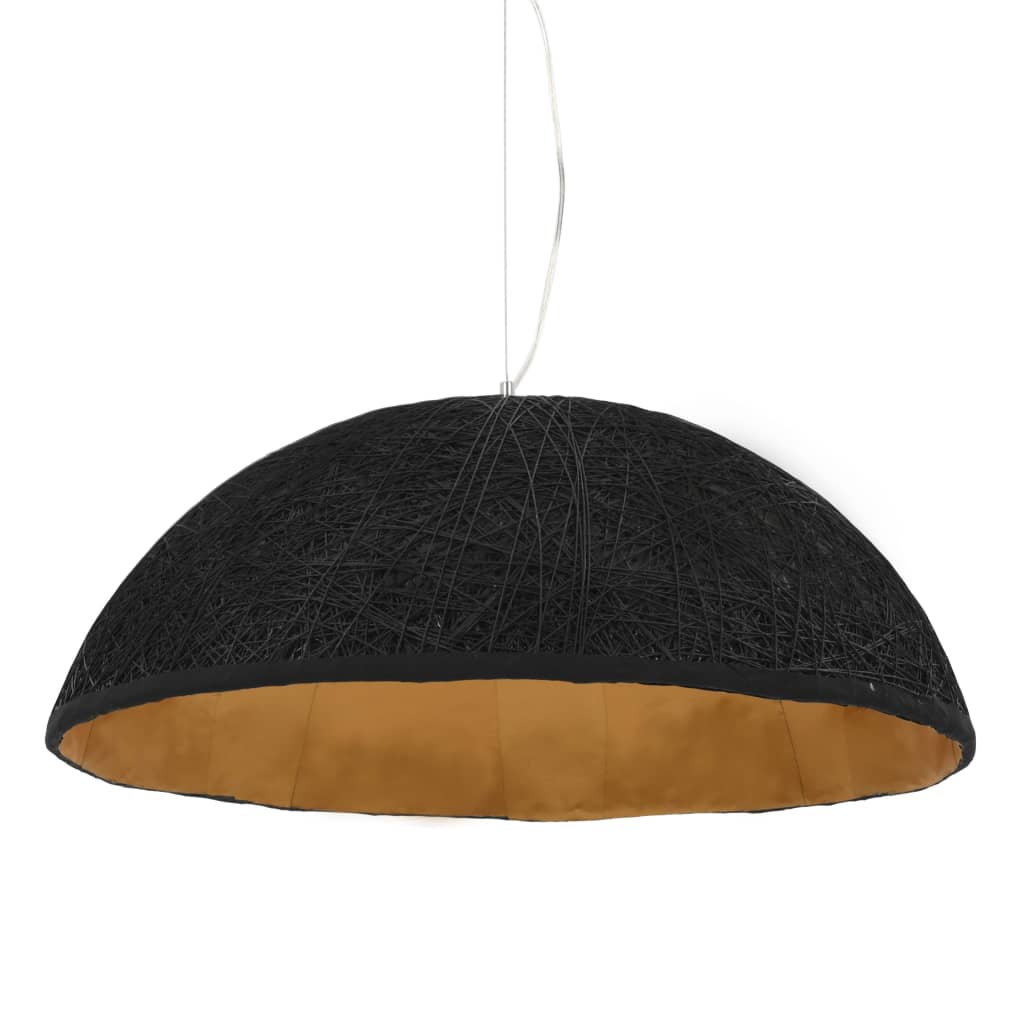 Pendant Lamp Black and Gold Ø70 cm E27