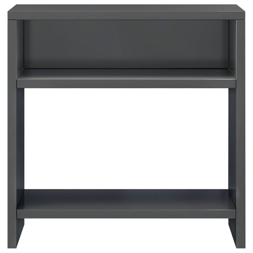 Bedside Cabinet High Gloss Grey 40x30x40 cm Engineered Wood