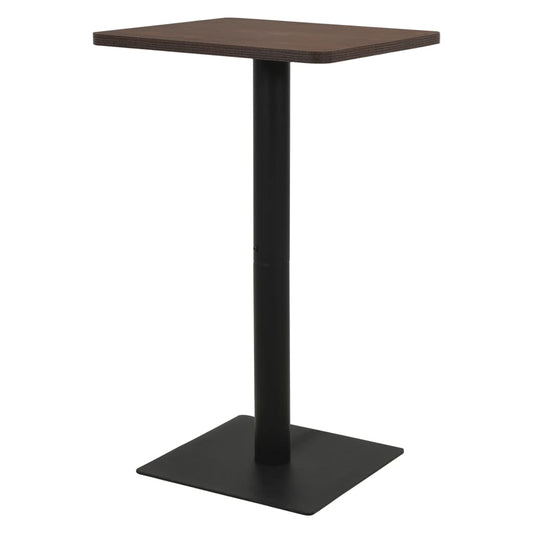 Bistro Table Dark Ash 70x70x107 cm