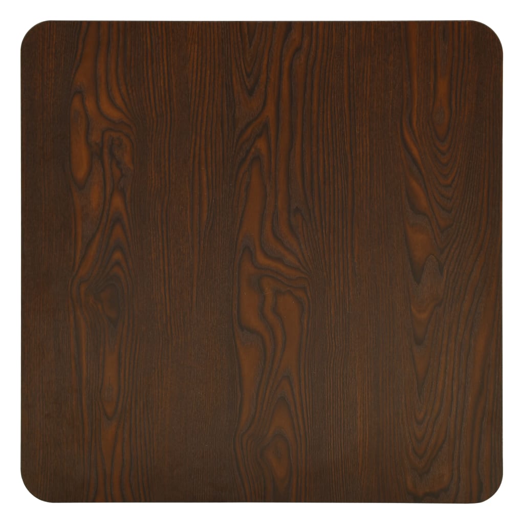 Bistro Table Dark Ash 70x70x107 cm