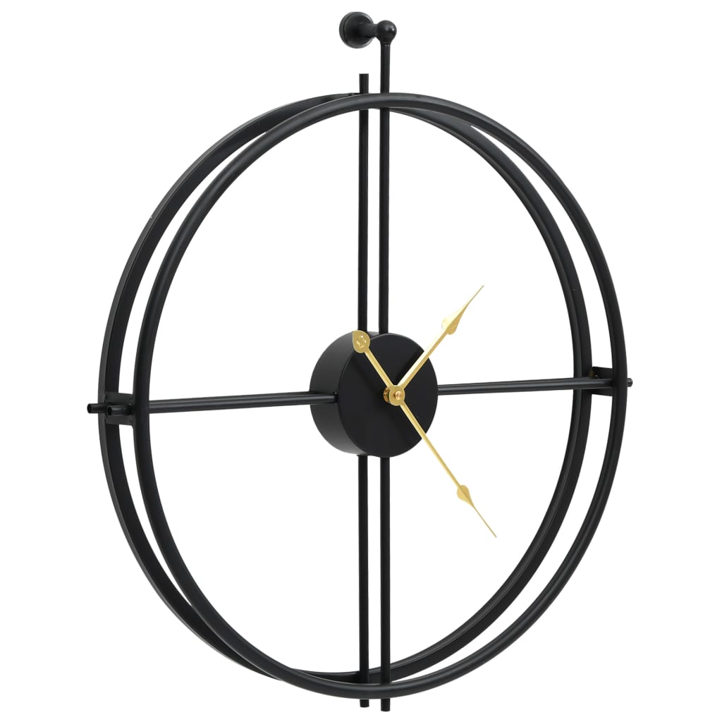 Wall Clock Black 52 cm Iron
