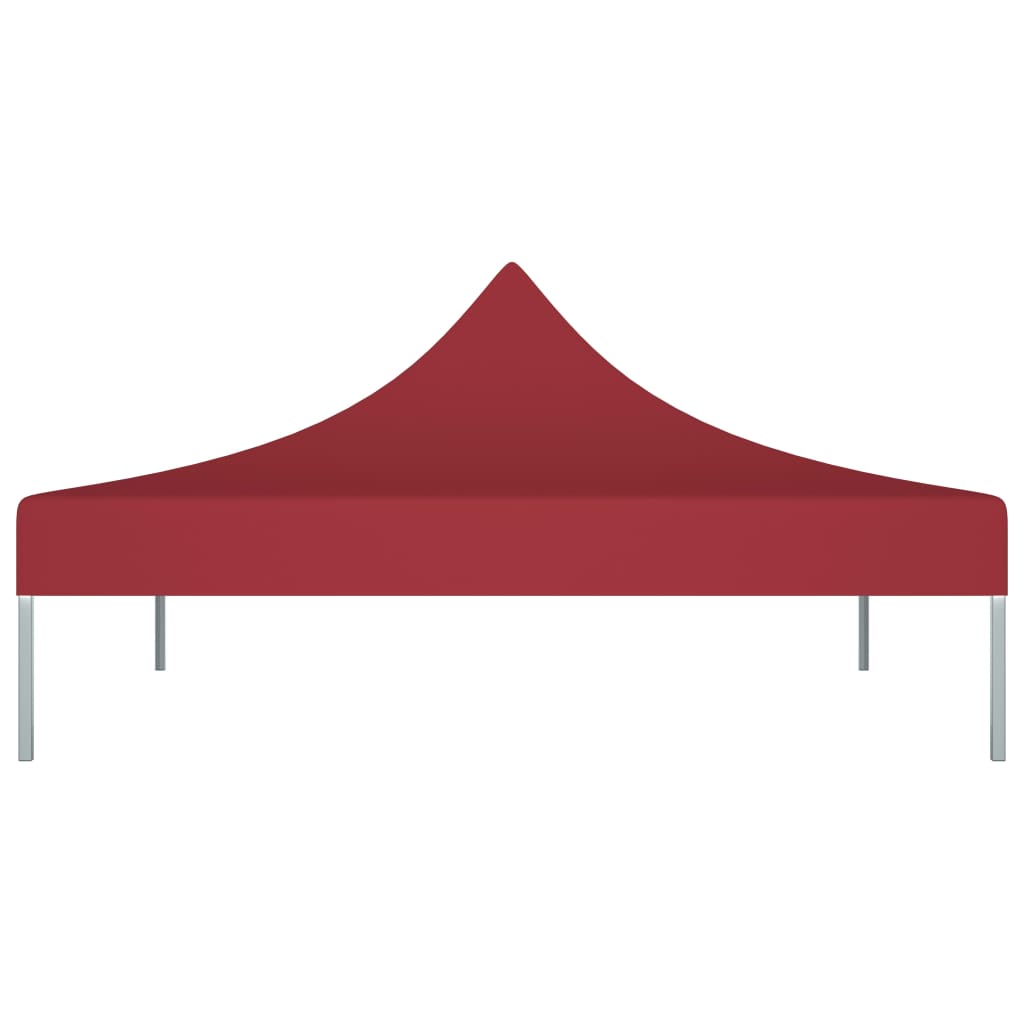 Party Tent Roof 3x3 m Burgundy 270 g/m²