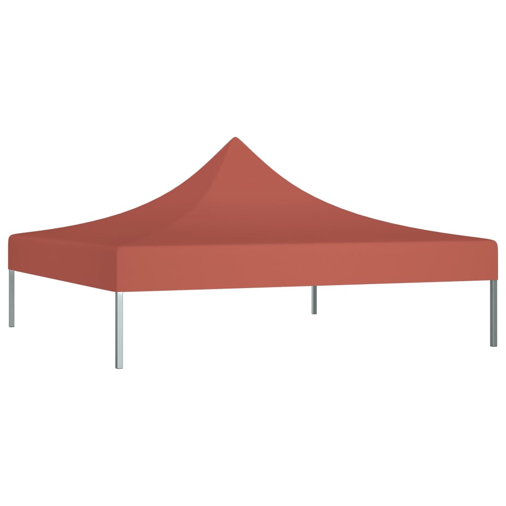 Party Tent Roof 3x3 m Terracotta 270 g/m²